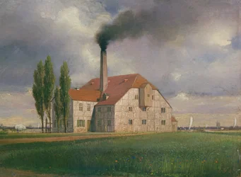 Keramikfabrik von Ernst March, Sophienstraße, Charlottenburg, Berlin, 1835